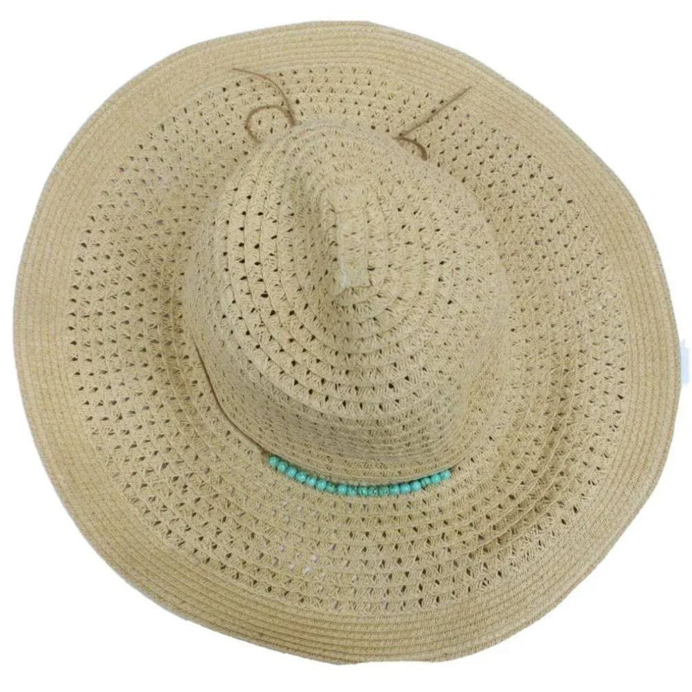 Big Sun Hat  One Size Beige  Solid Straw